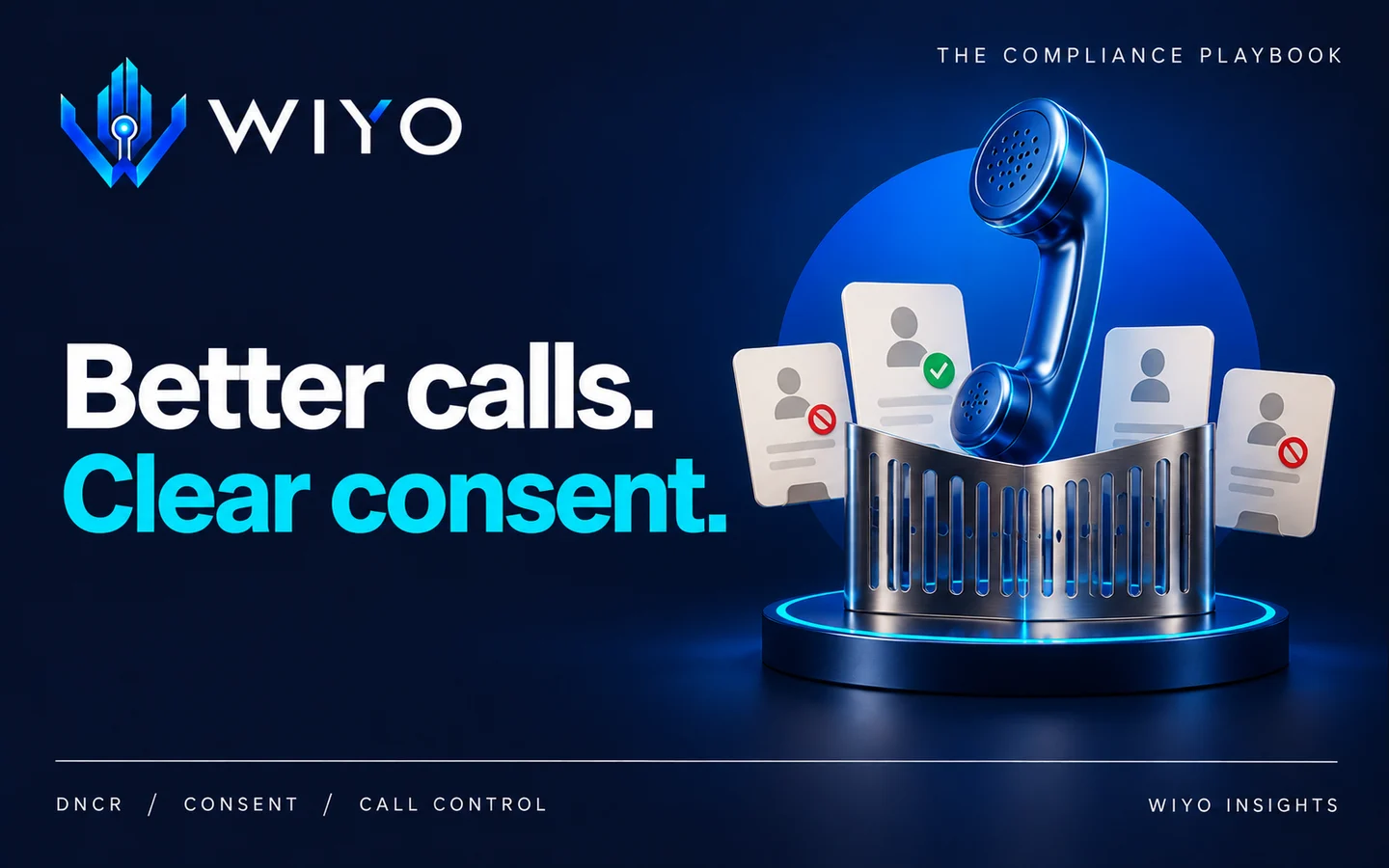 WIYO: Better calls. Clear consent. Telephone and privacy screen.